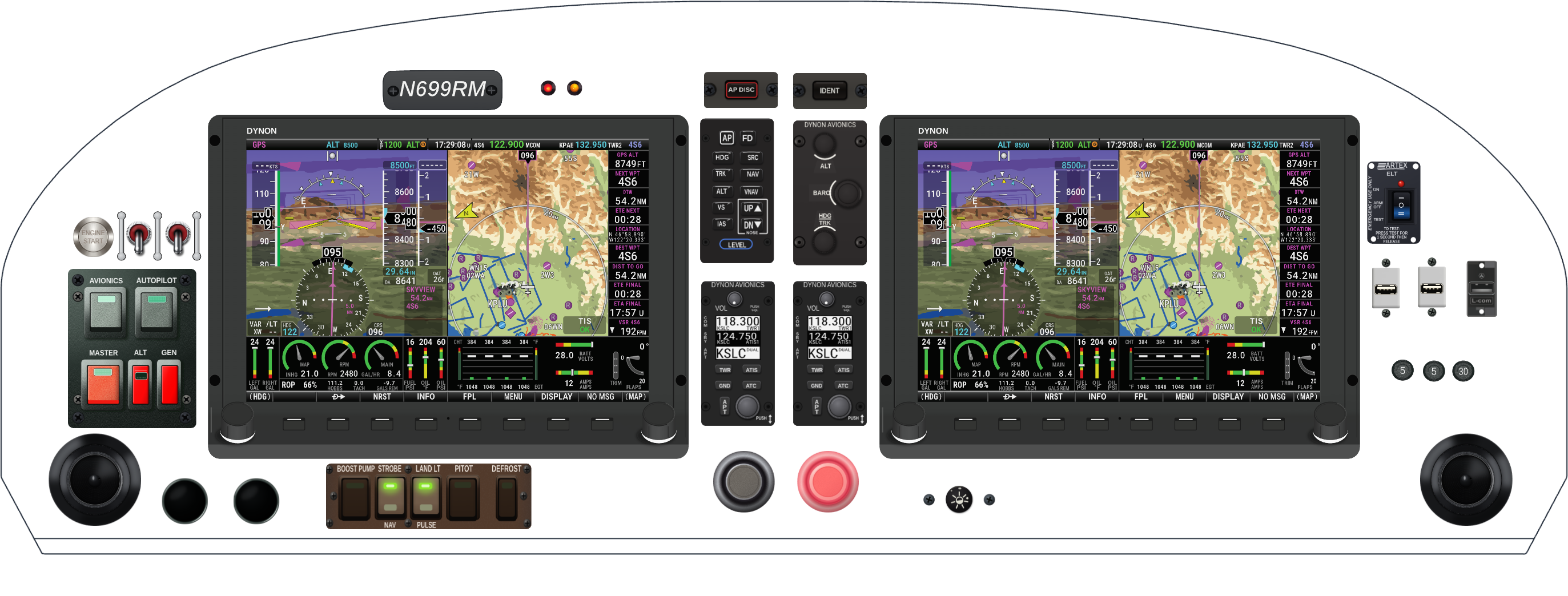S-20 / S-21 panel designed in the Panel Designer
