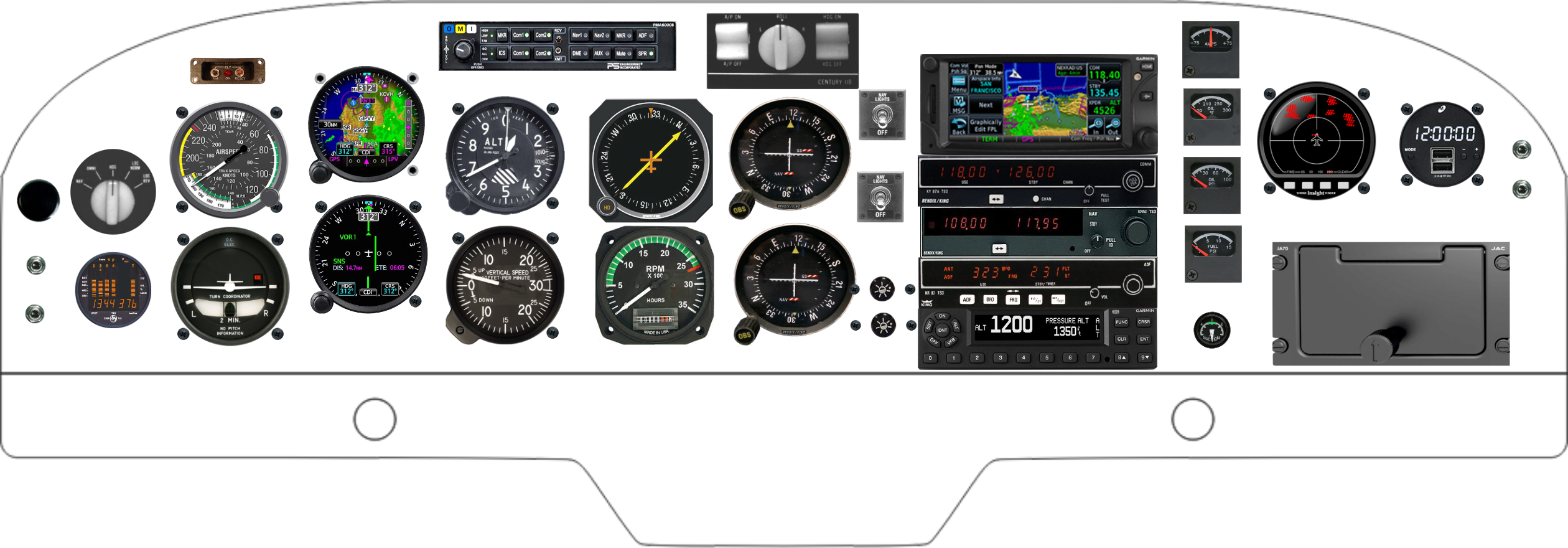 AA-5 panel designed in the Panel Designer